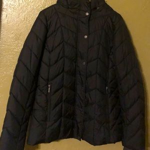 St Johns Bay black jacket. Size L.  Not sure if women or men.